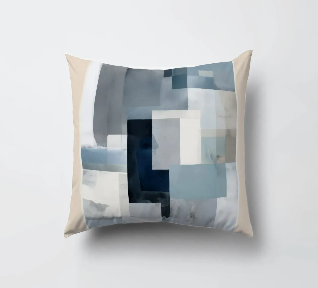 Soft Blue Forms I cuscino da cityart
