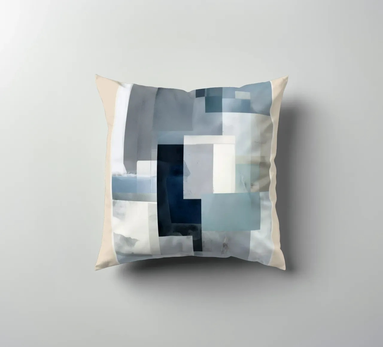 Soft Blue Forms I cuscino da cityart