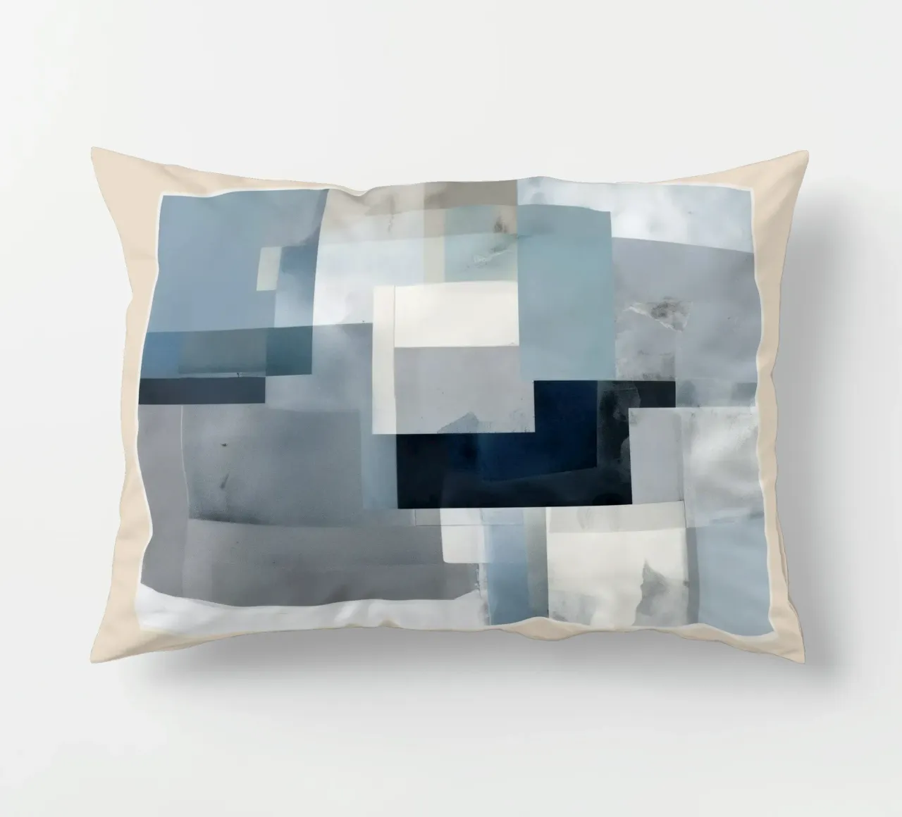 Soft Blue Forms I cuscino da cityart