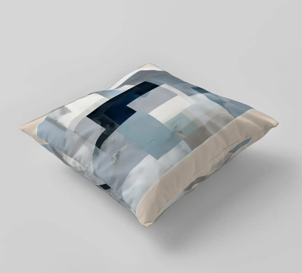 Soft Blue Forms I cuscino da cityart