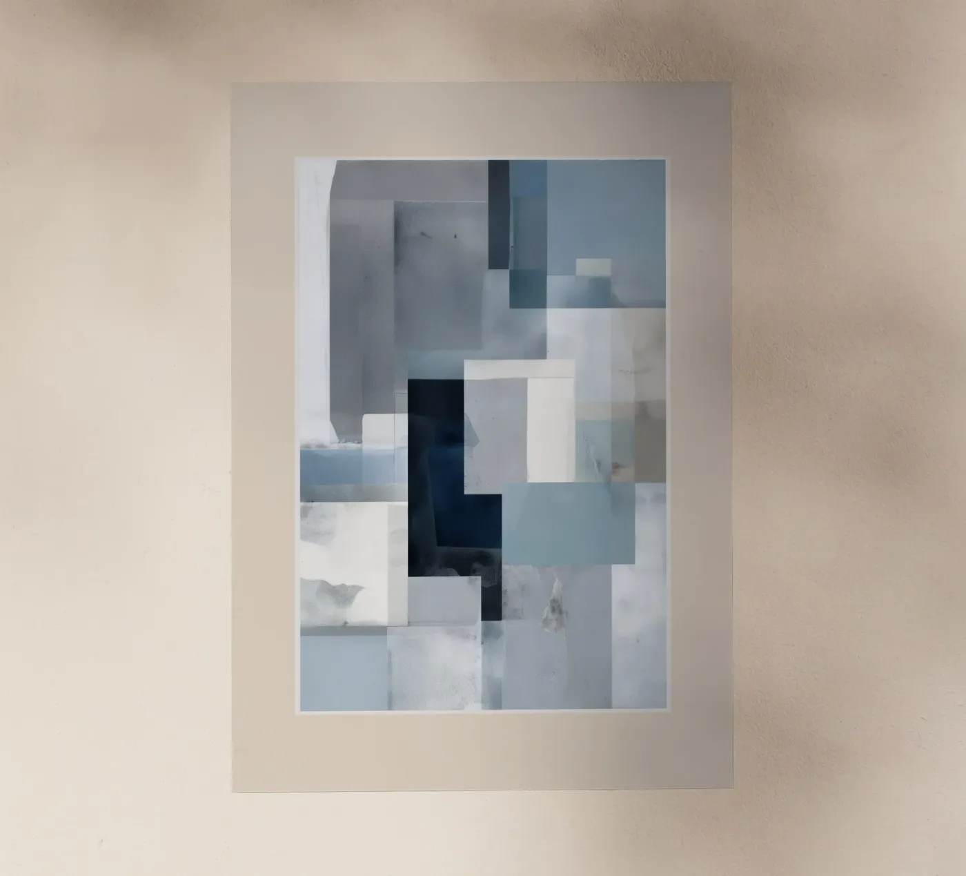 Soft Blue Forms I pellicola backlit da cityart