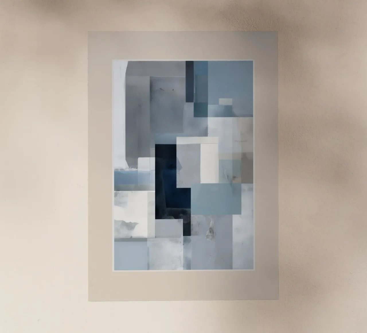 Soft Blue Forms I pellicola backlit da cityart