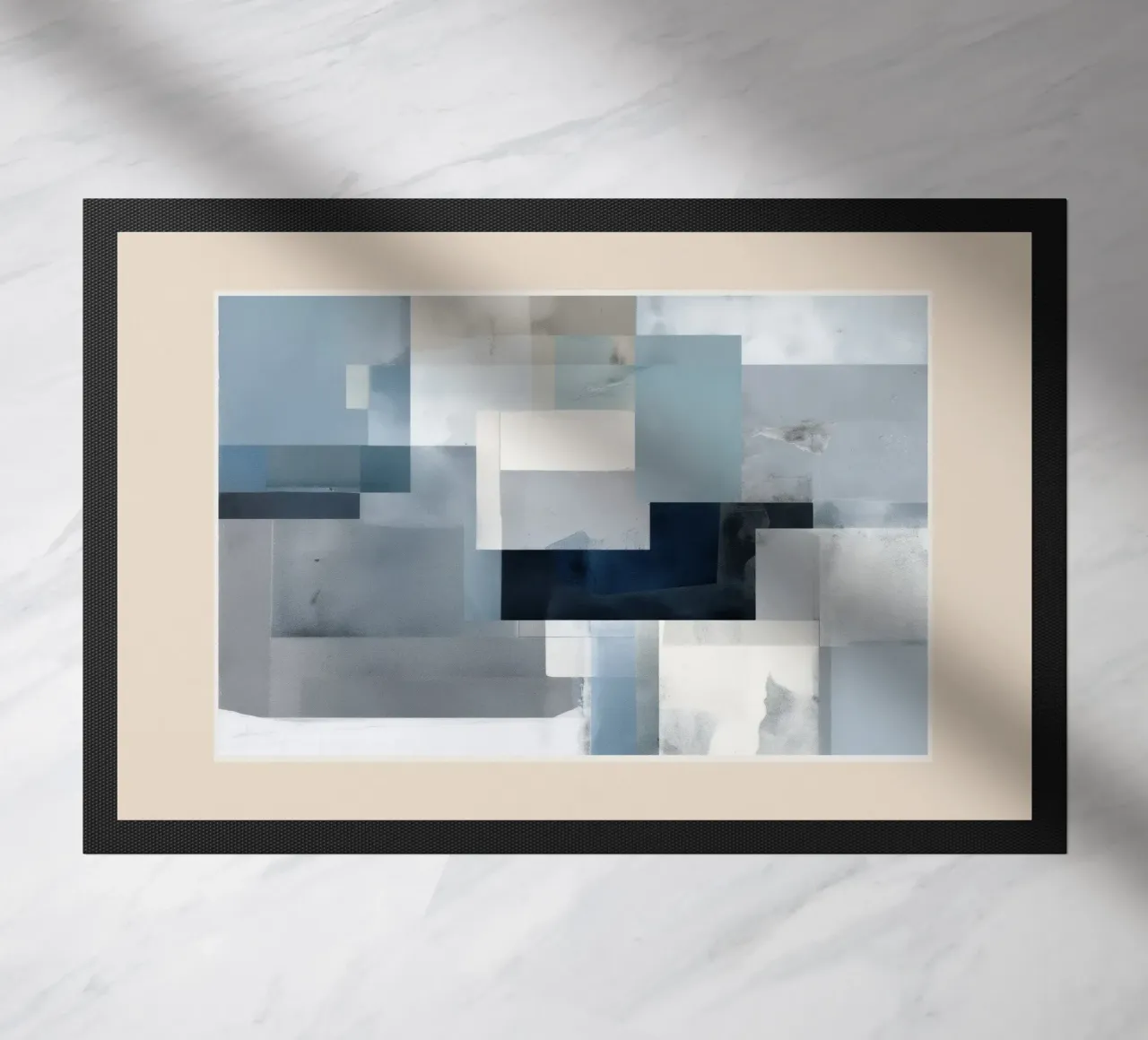 Soft Blue Forms I zerbino da cityart