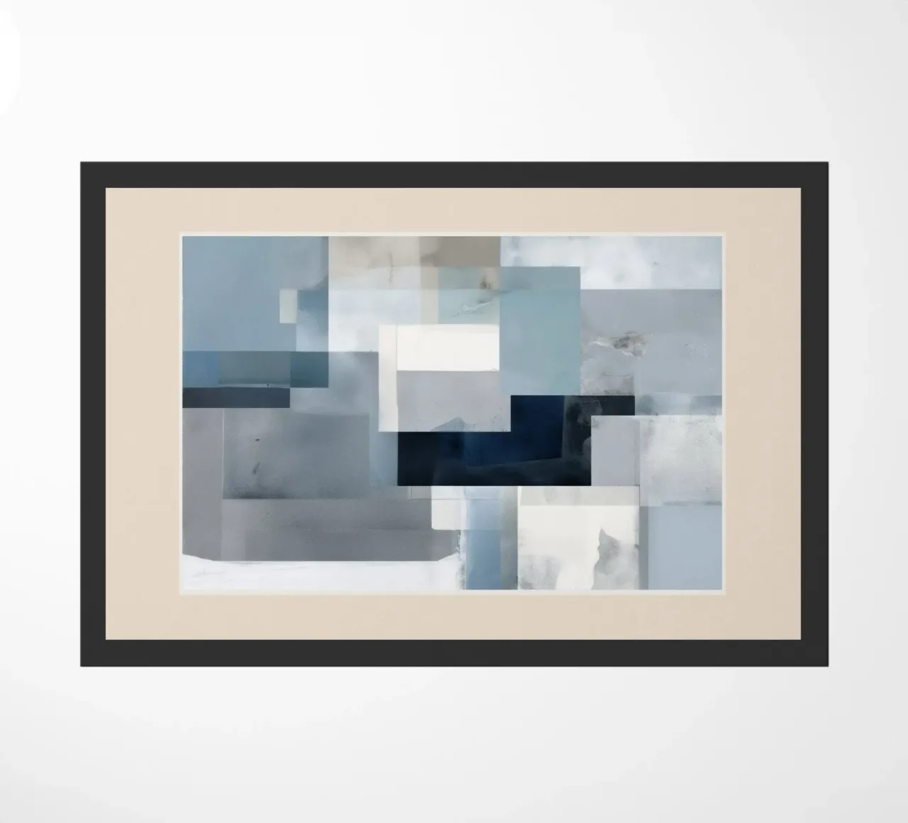 Soft Blue Forms I zerbino da cityart