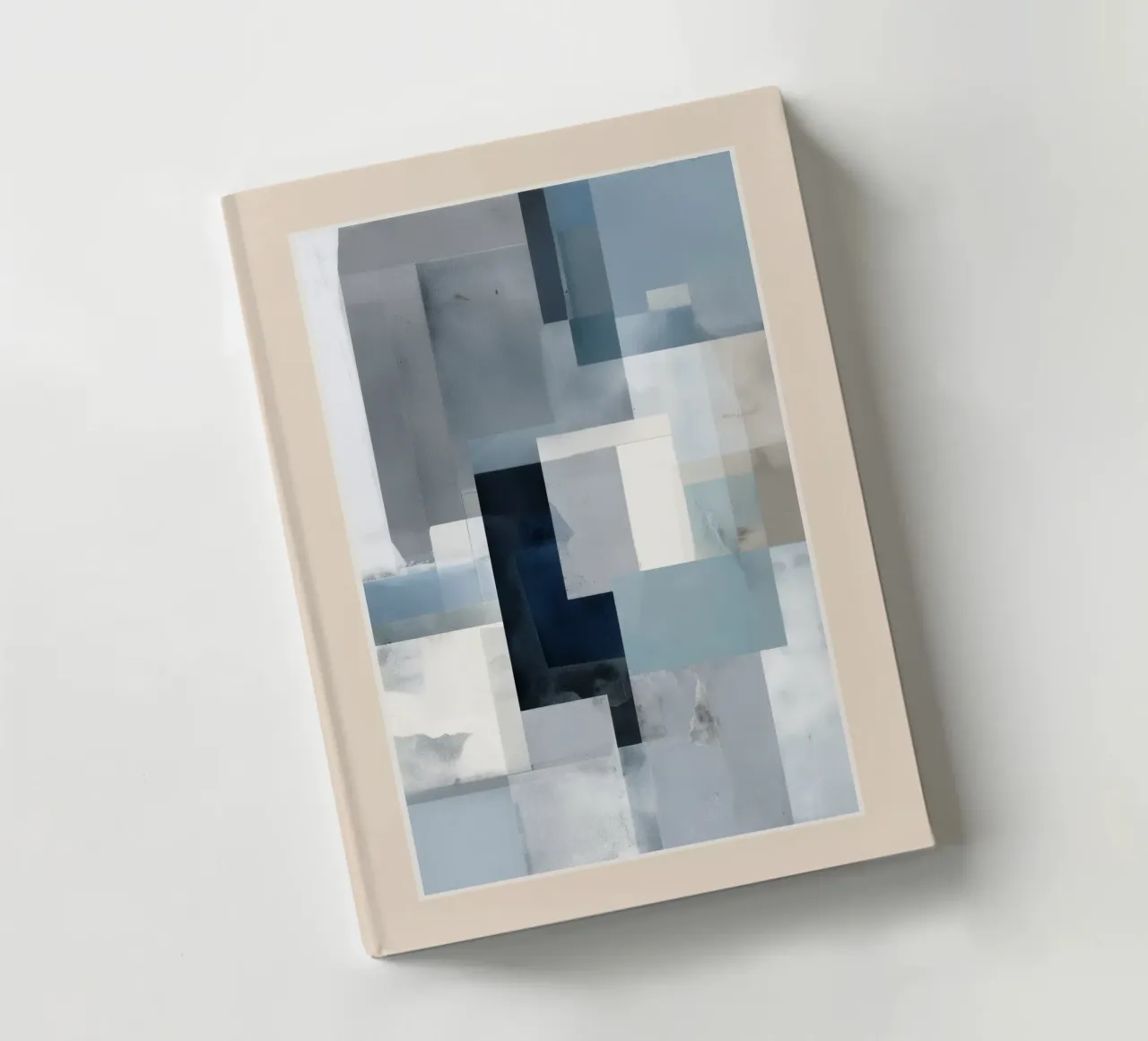 Soft Blue Forms I notebook by cityart