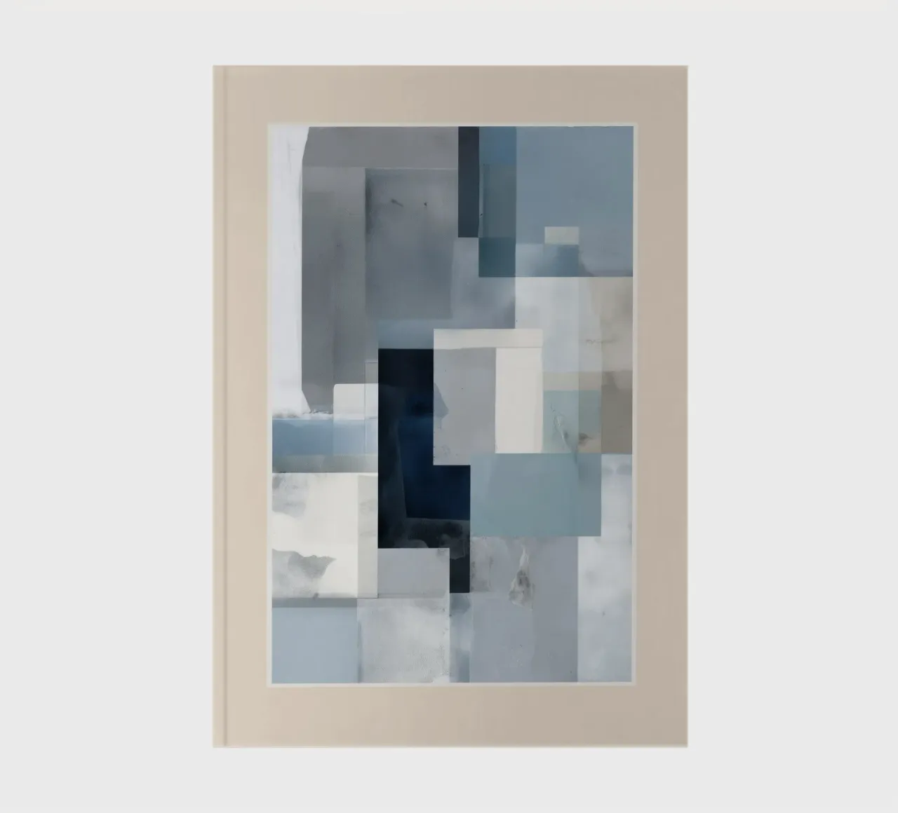 Soft Blue Forms I notebook by cityart