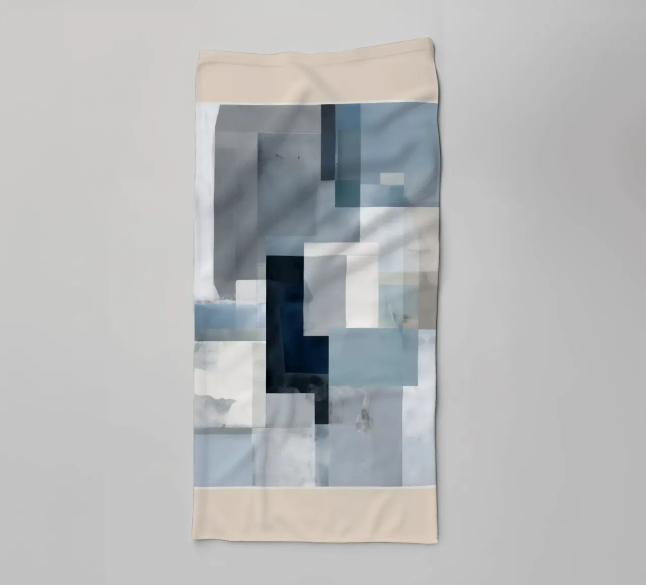 Soft Blue Forms I asciugamano da bagno da cityart