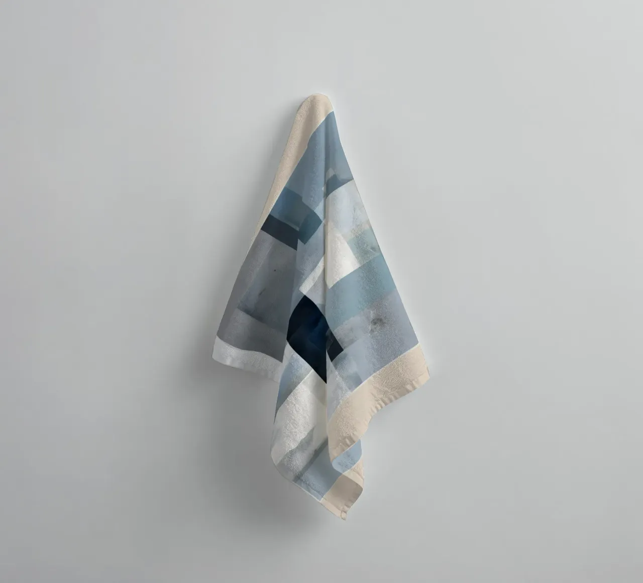 Soft Blue Forms I asciugamano da bagno da cityart