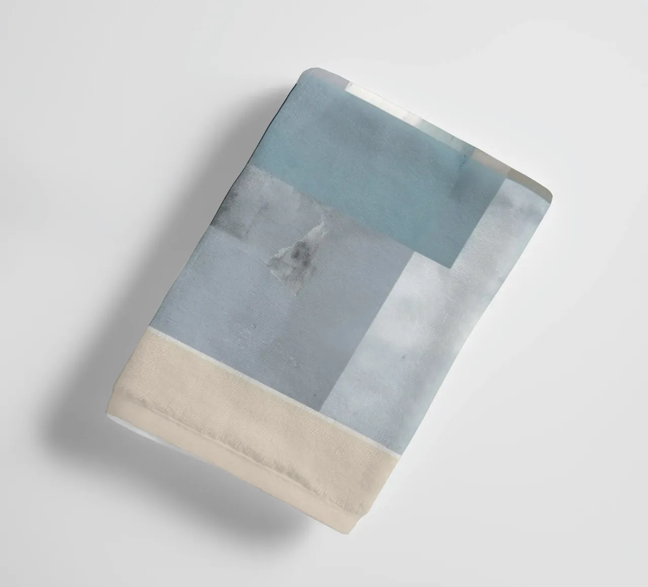 Soft Blue Forms I towel by cityart