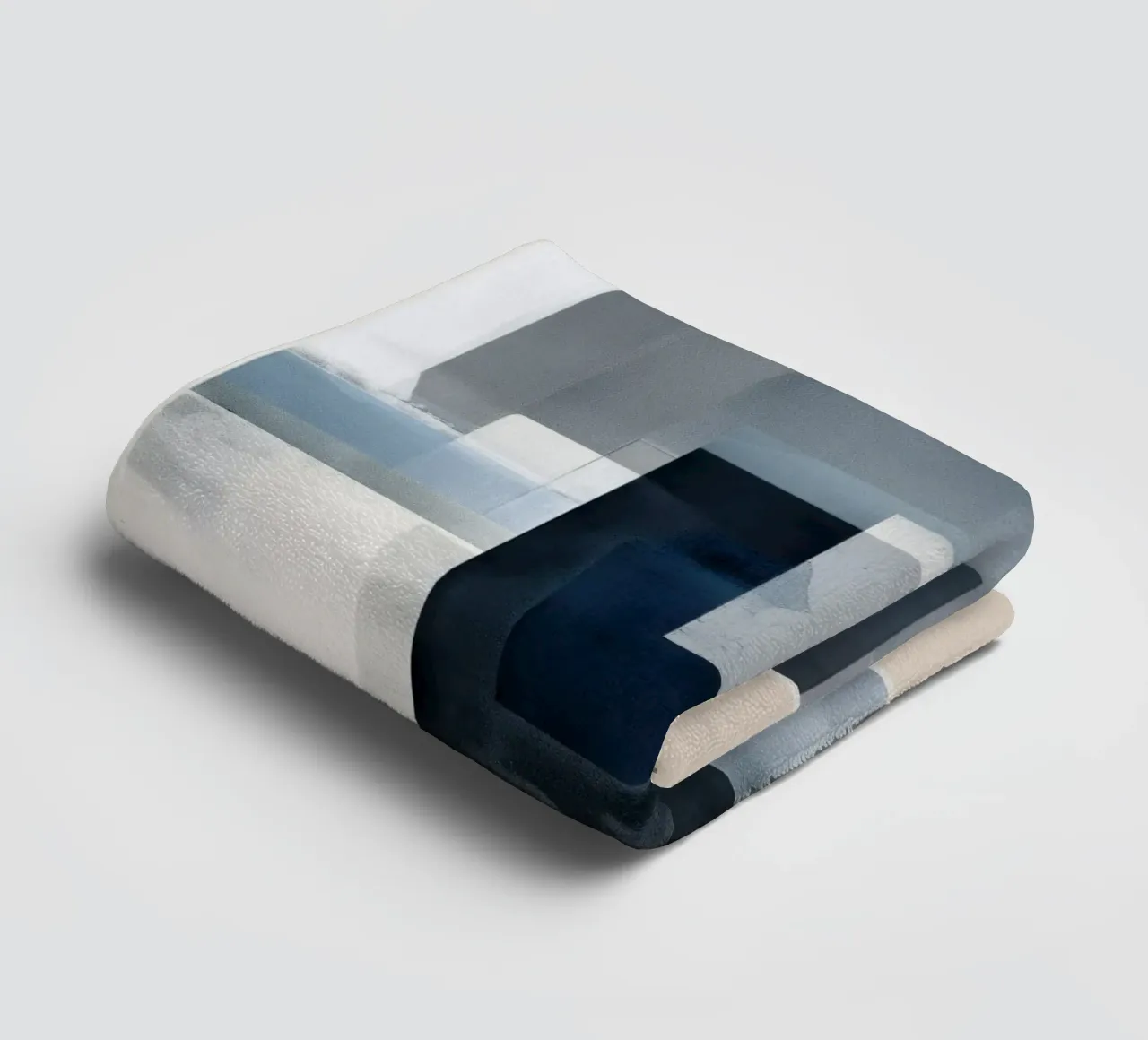 Soft Blue Forms I towel by cityart
