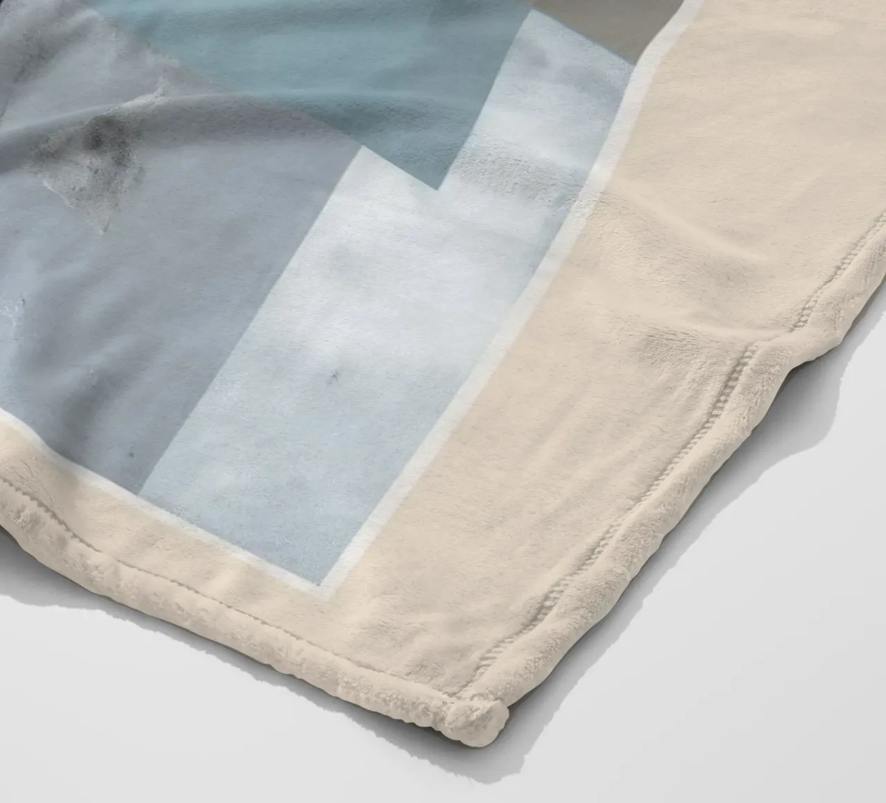 Soft Blue Forms I coperta in pile da cityart