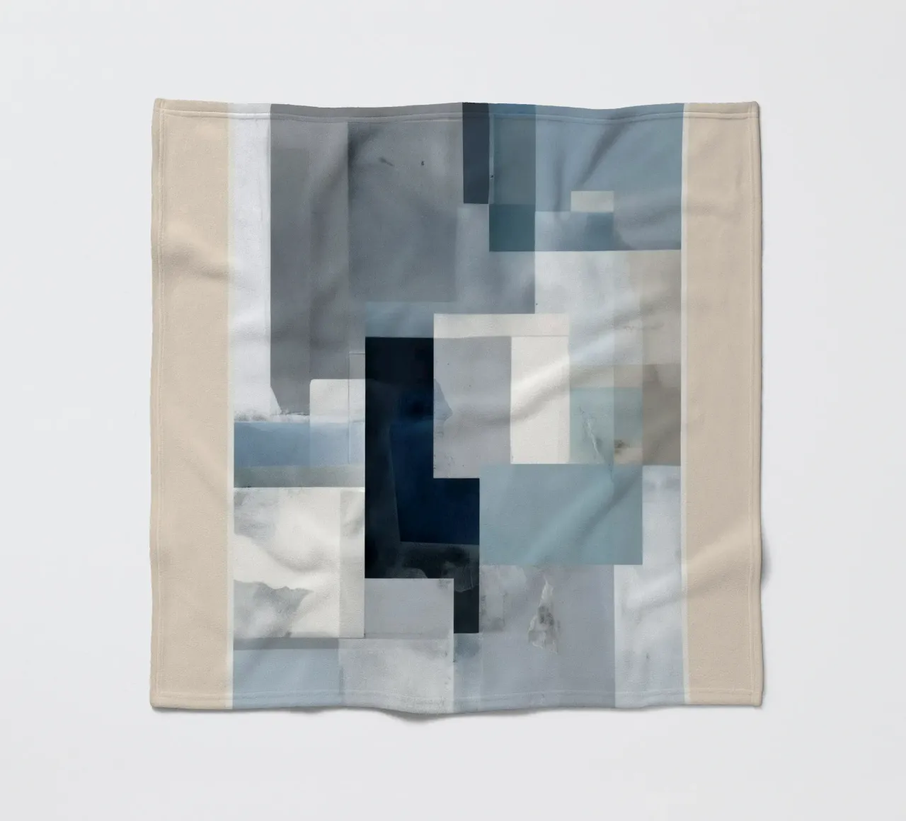 Soft Blue Forms I coperta in pile da cityart