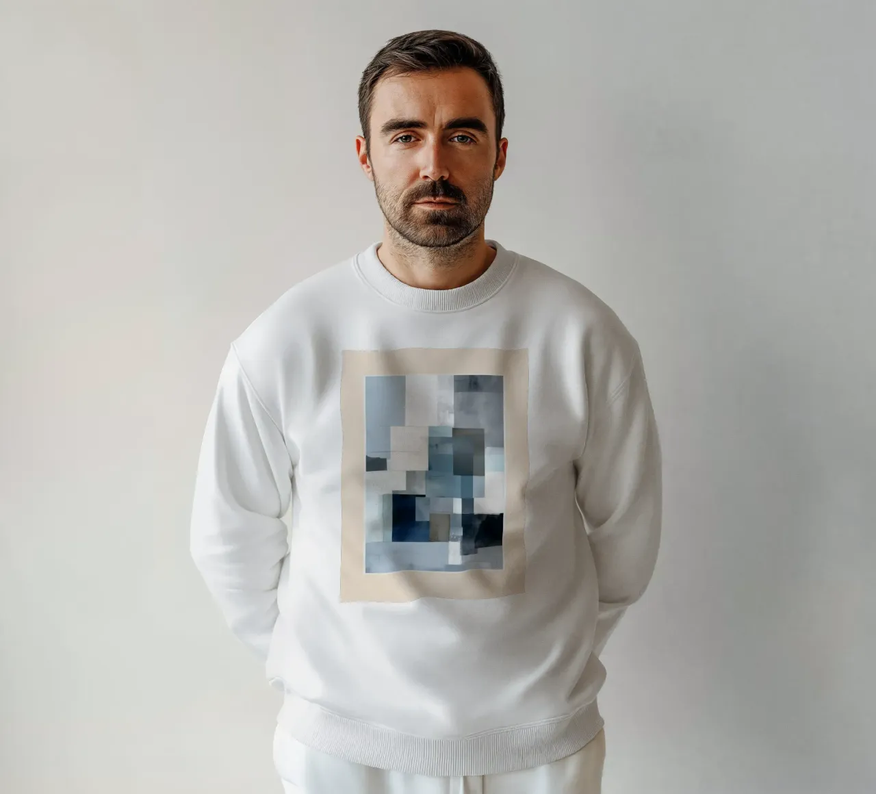Soft Blue Forms II Sweatshirt von cityart