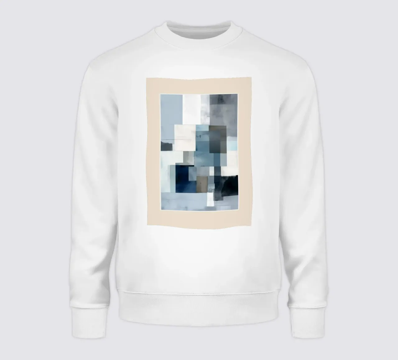 Soft Blue Forms II Sweatshirt von cityart