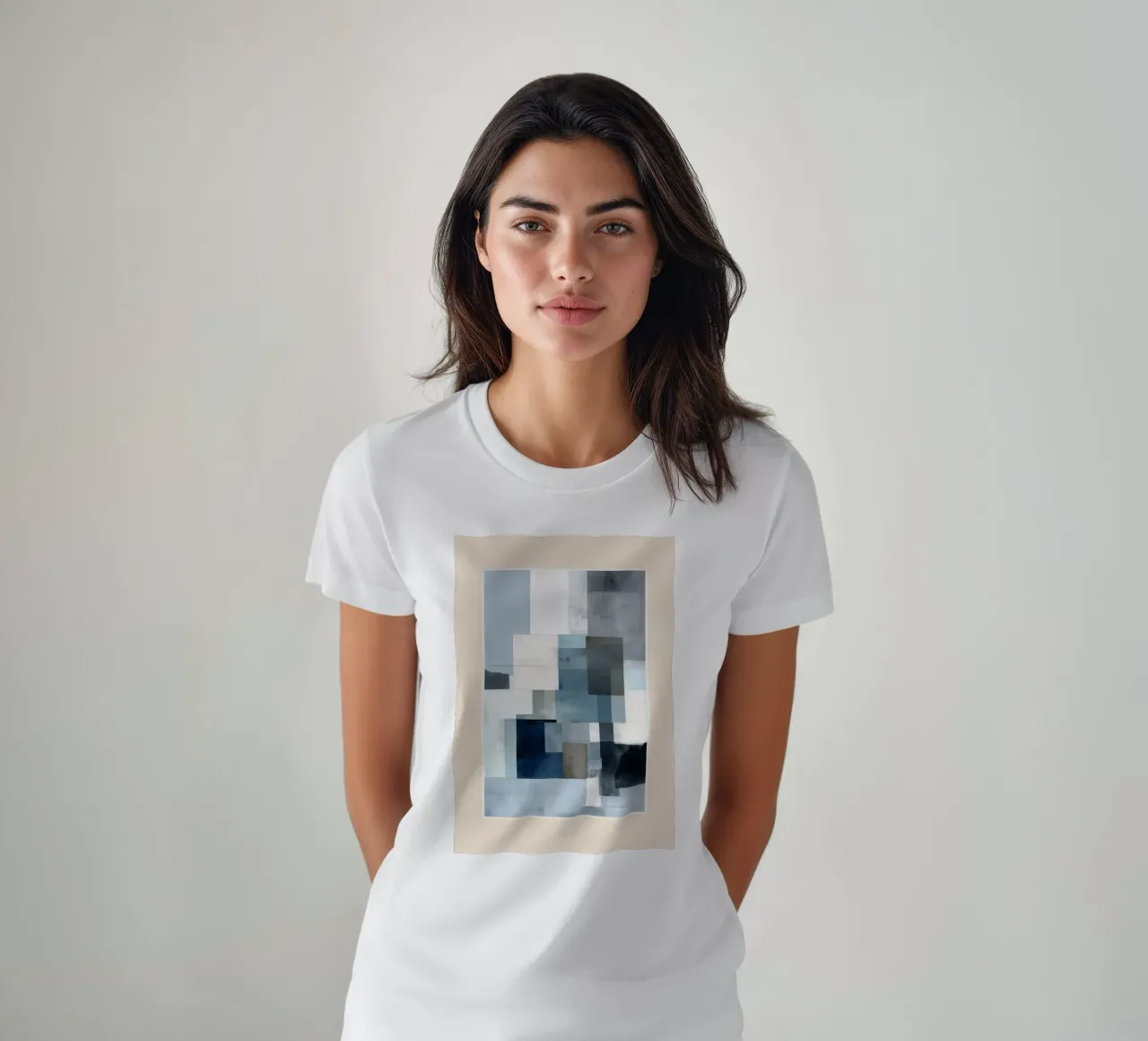 Soft Blue Forms II t-shirt da cityart