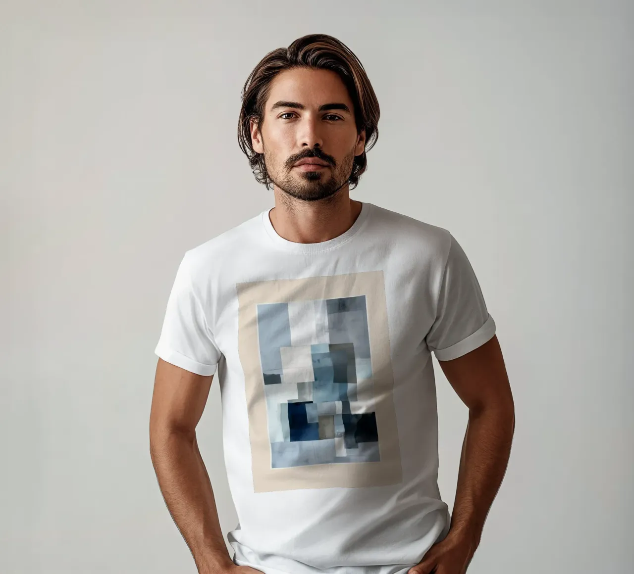 Soft Blue Forms II t-shirt da cityart