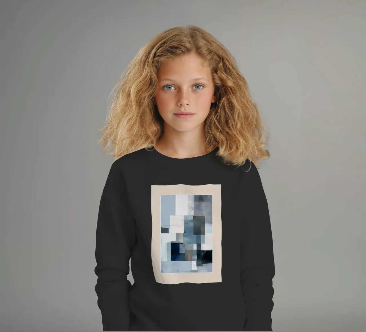 Soft Blue Forms II felpa bambino da cityart