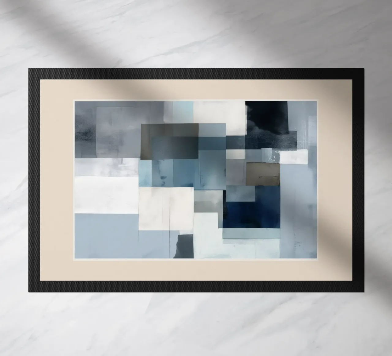 Soft Blue Forms II zerbino da cityart