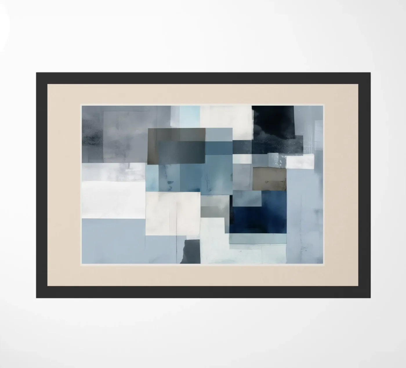 Soft Blue Forms II zerbino da cityart