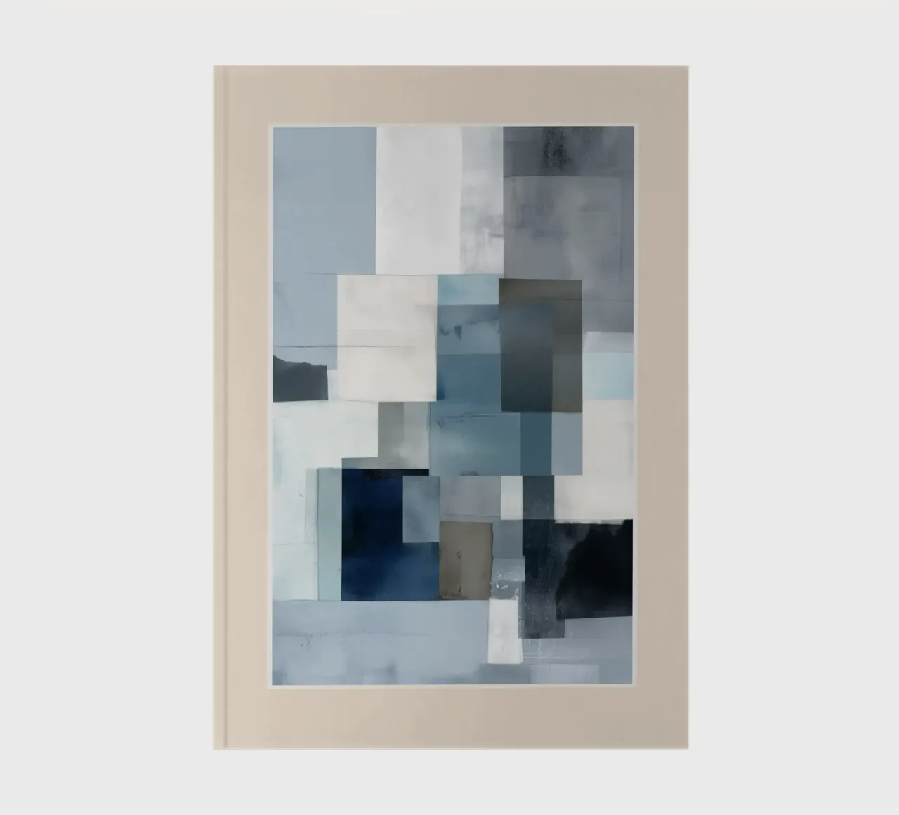 Soft Blue Forms II notebook by cityart