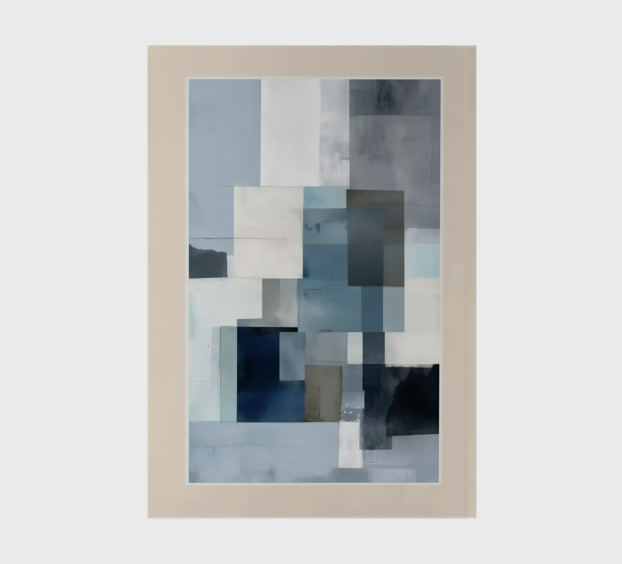 Soft Blue Forms II notebook by cityart