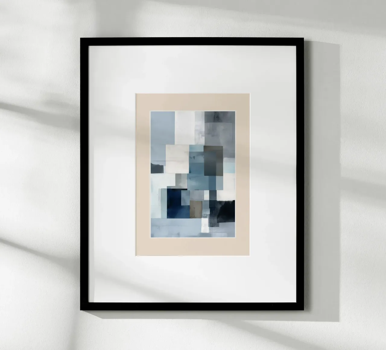 Soft Blue Forms II poster da cityart