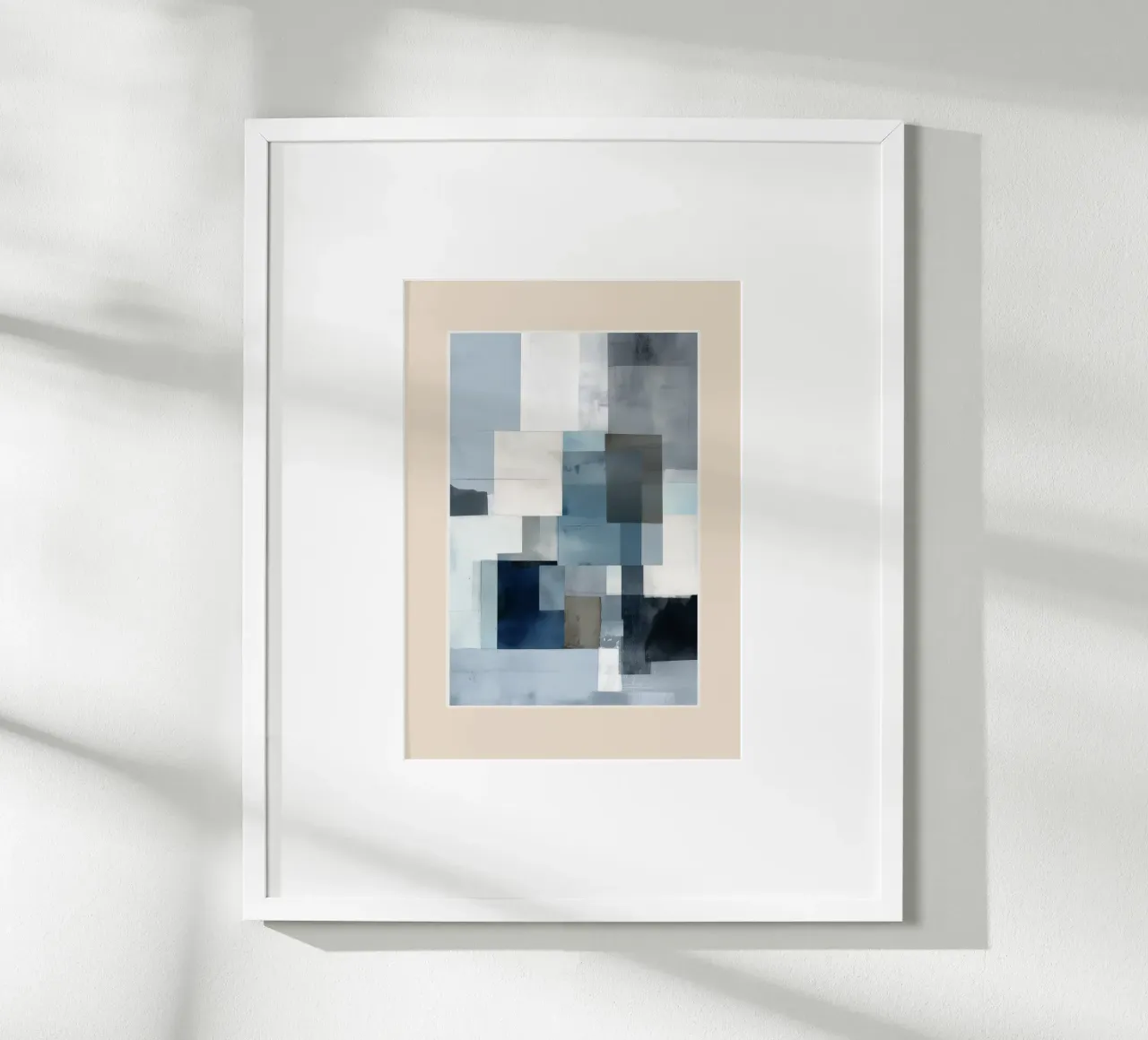 Soft Blue Forms II poster da cityart