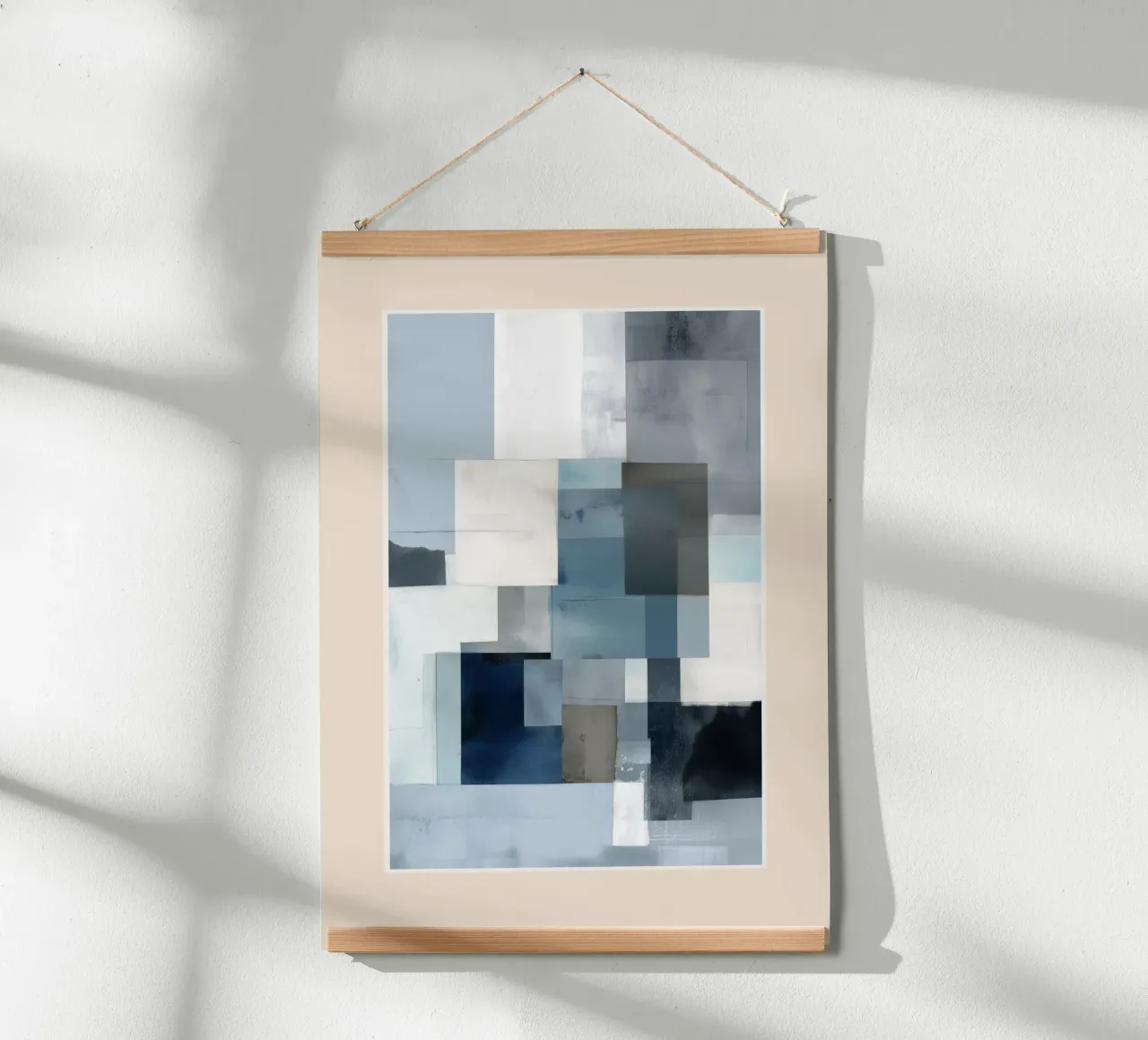 Soft Blue Forms II poster da cityart