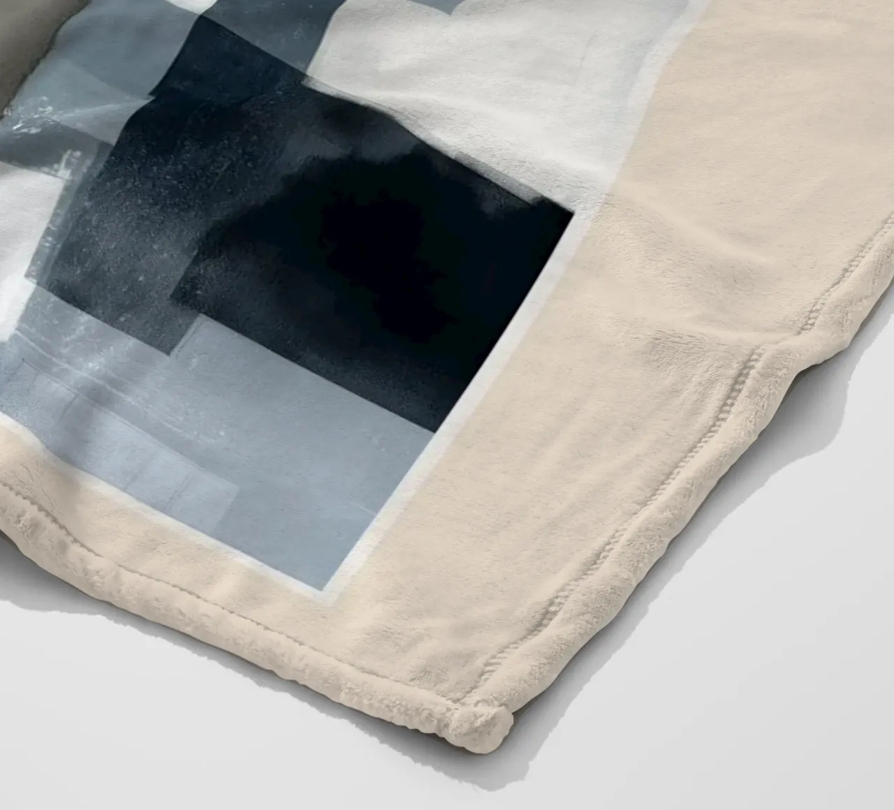 Soft Blue Forms II coperta in pile da cityart