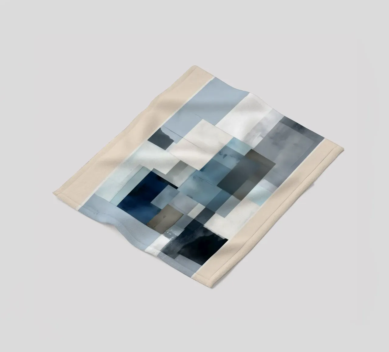 Soft Blue Forms II coperta in pile da cityart