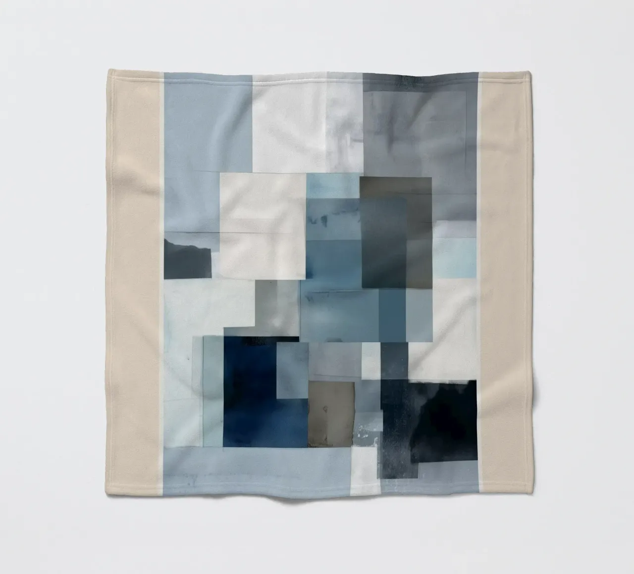 Soft Blue Forms II coperta in pile da cityart