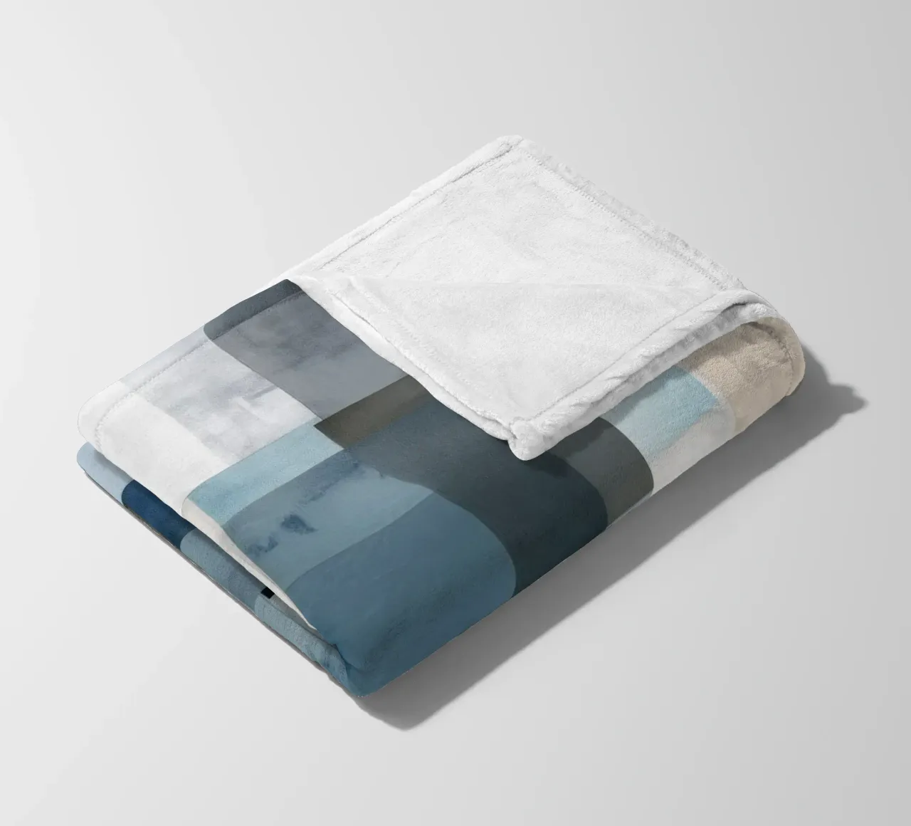 Soft Blue Forms II coperta in pile da cityart