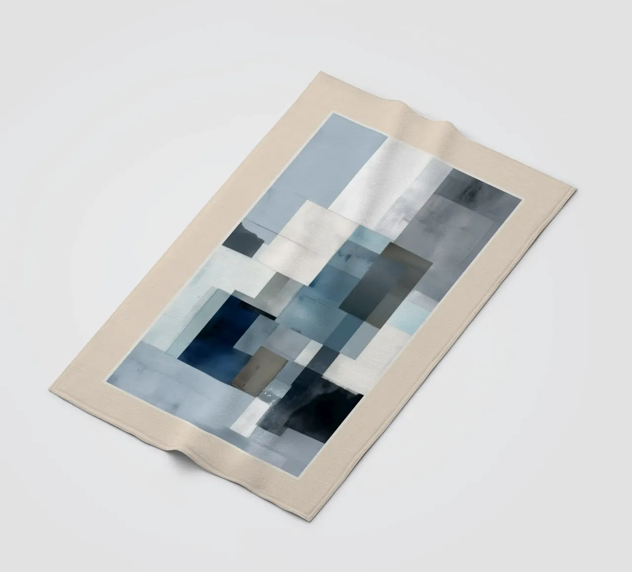 Soft Blue Forms II coperta in pile da cityart