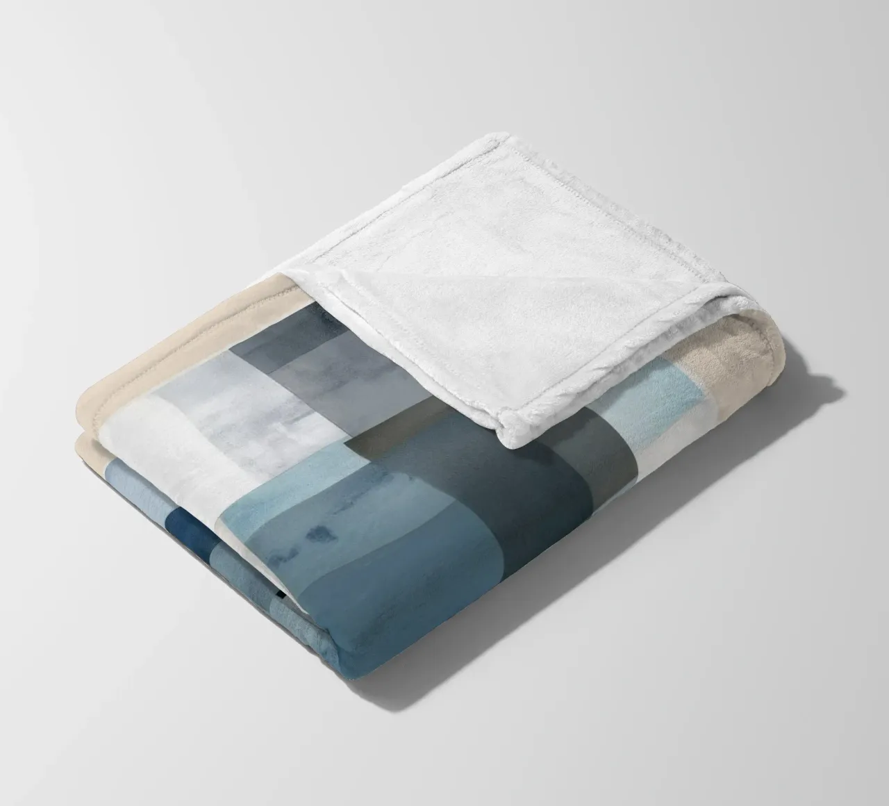 Soft Blue Forms II coperta in pile da cityart