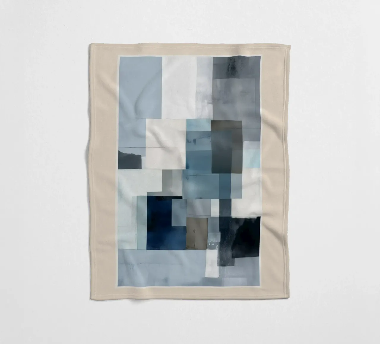 Soft Blue Forms II coperta in pile da cityart