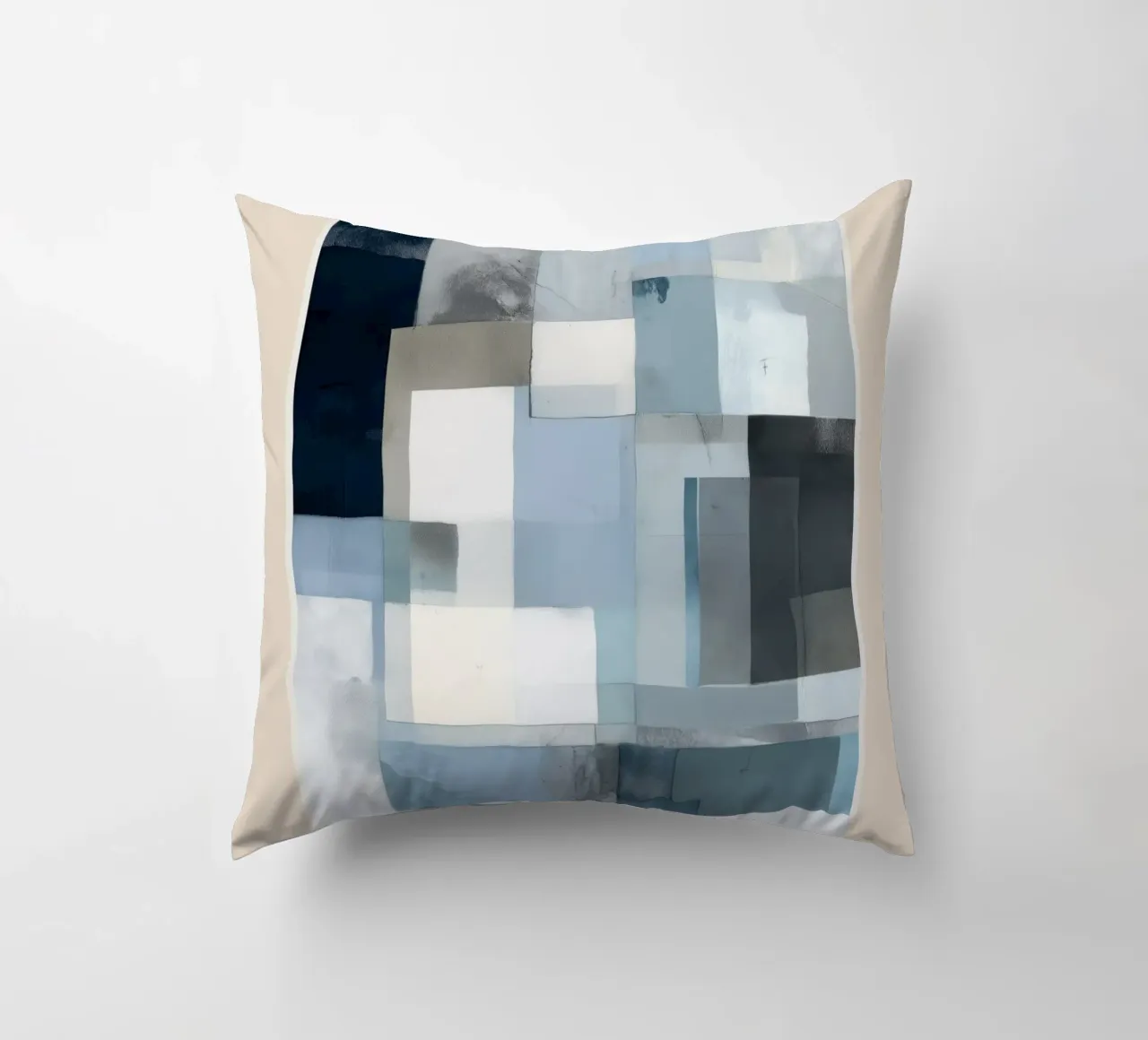Soft Blue Forms III cuscino da cityart