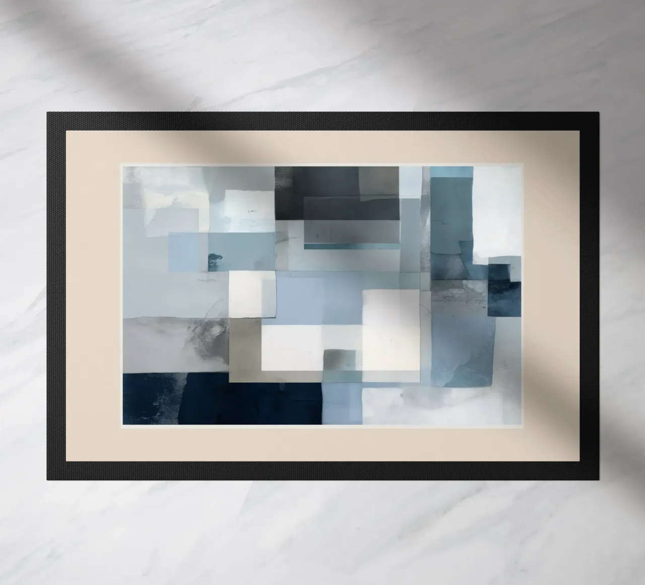 Soft Blue Forms III zerbino da cityart