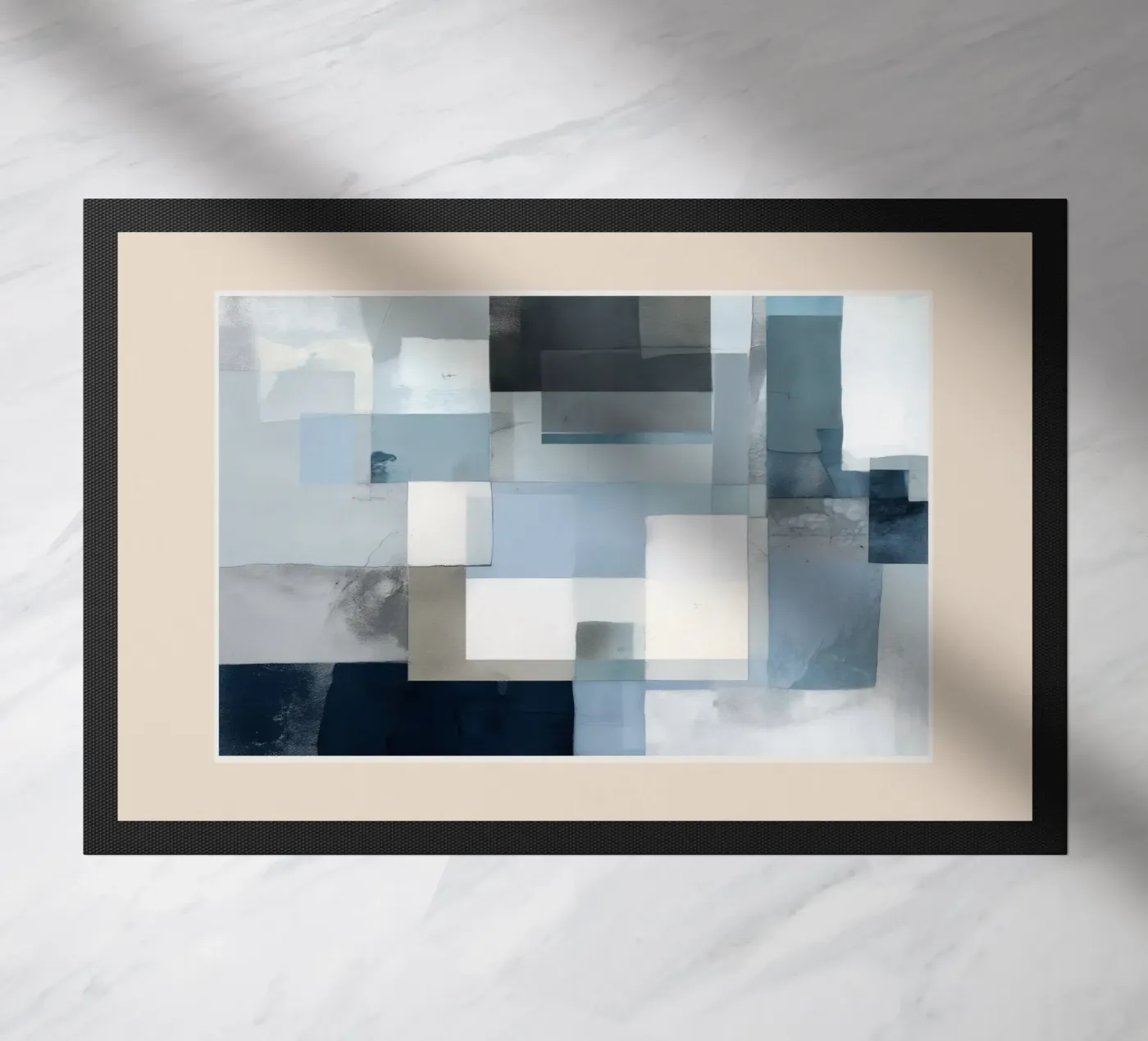 Soft Blue Forms III zerbino da cityart