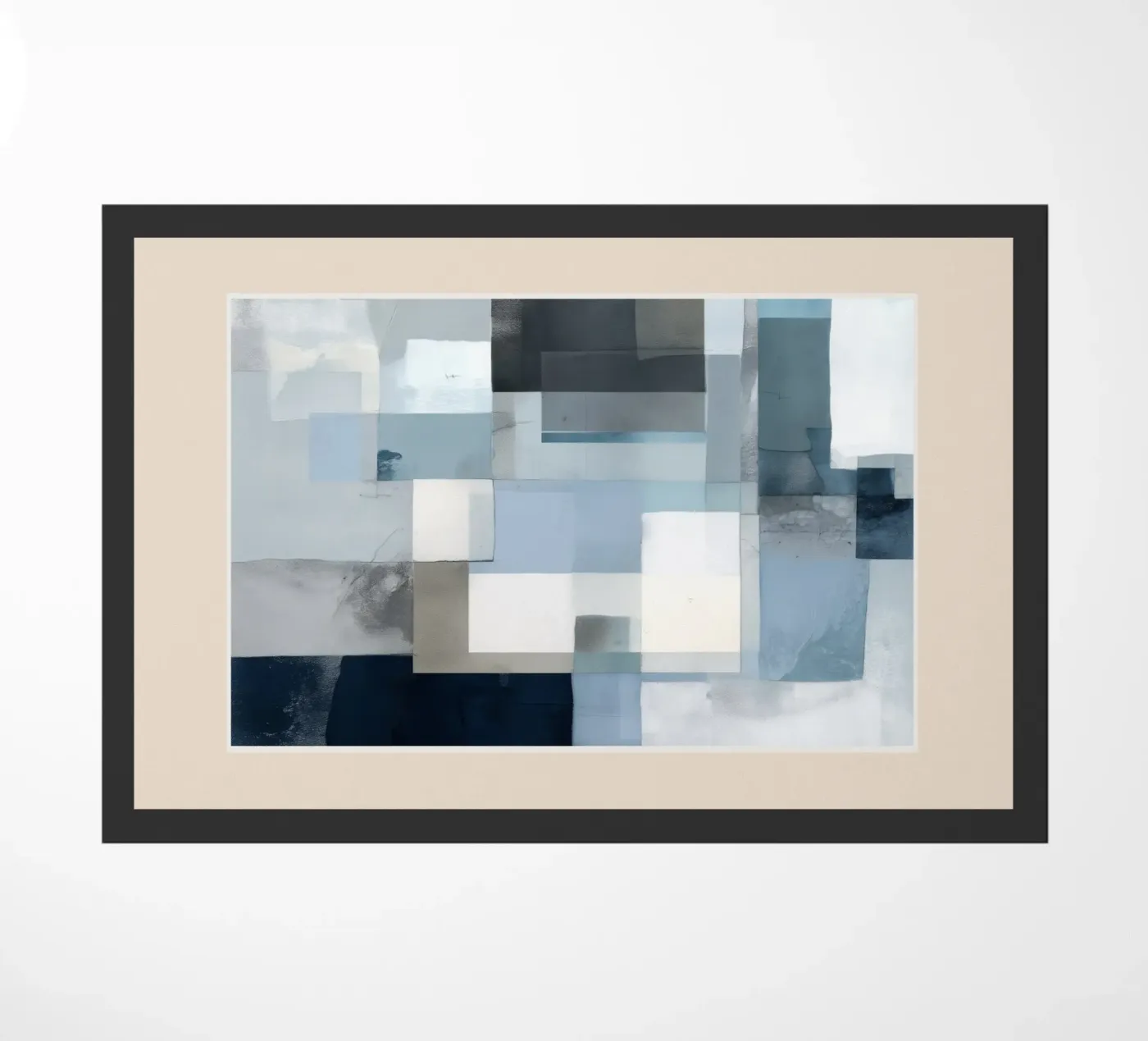 Soft Blue Forms III zerbino da cityart