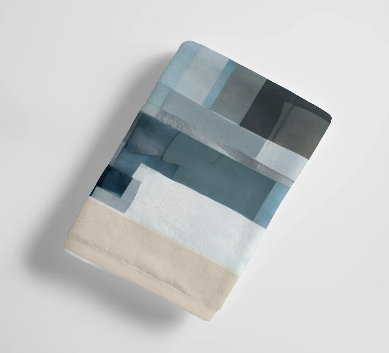 Soft Blue Forms III asciugamano da bagno da cityart