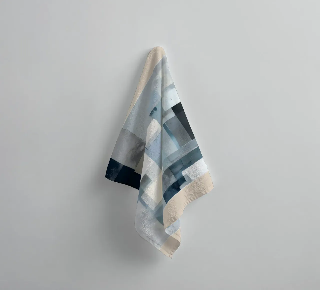 Soft Blue Forms III asciugamano da bagno da cityart