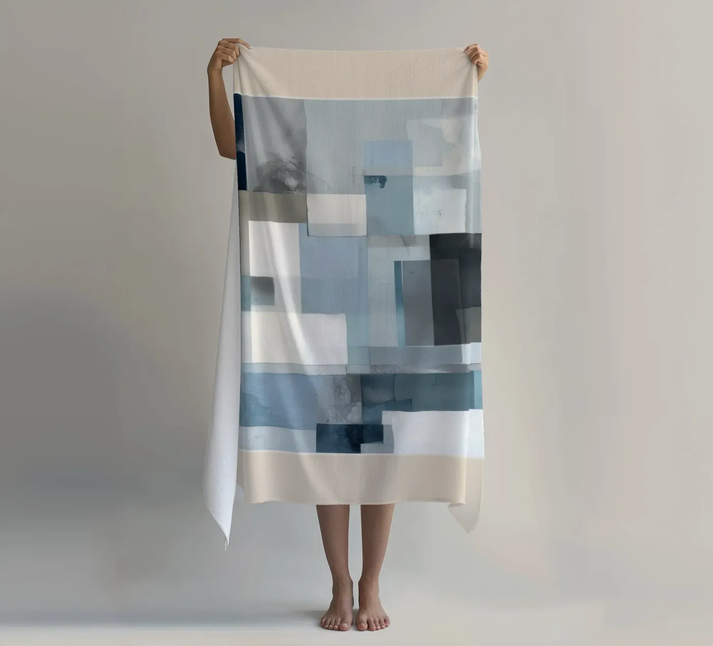 Soft Blue Forms III telo mare da cityart