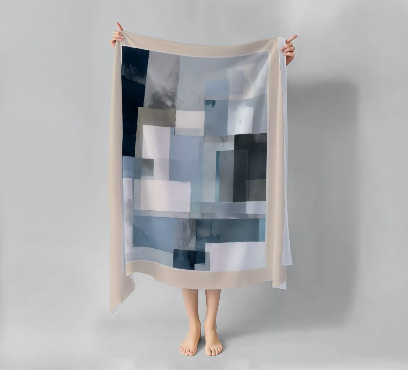 Soft Blue Forms III telo mare da cityart