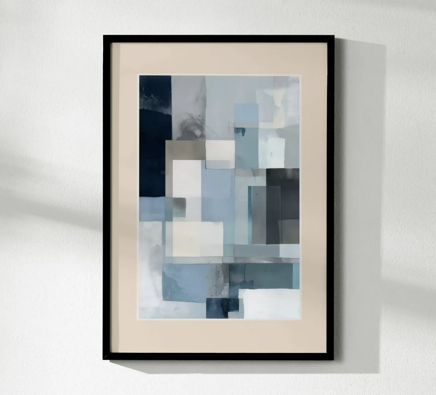 Soft Blue Forms III poster da cityart
