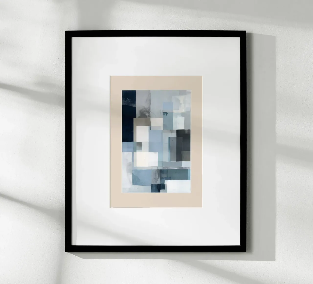 Soft Blue Forms III poster da cityart