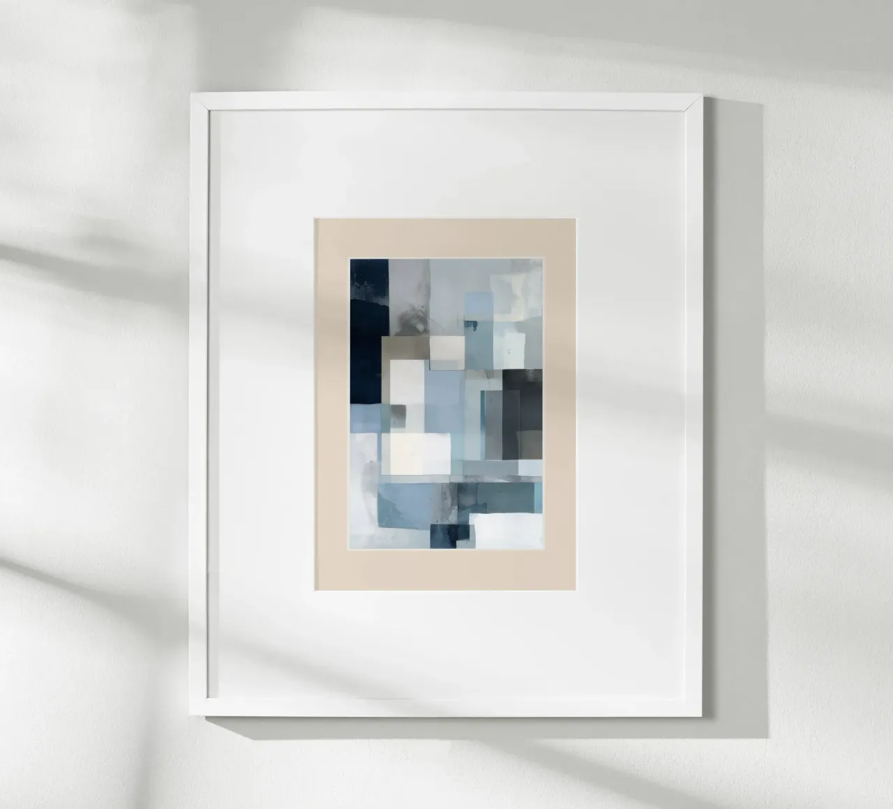 Soft Blue Forms III poster da cityart