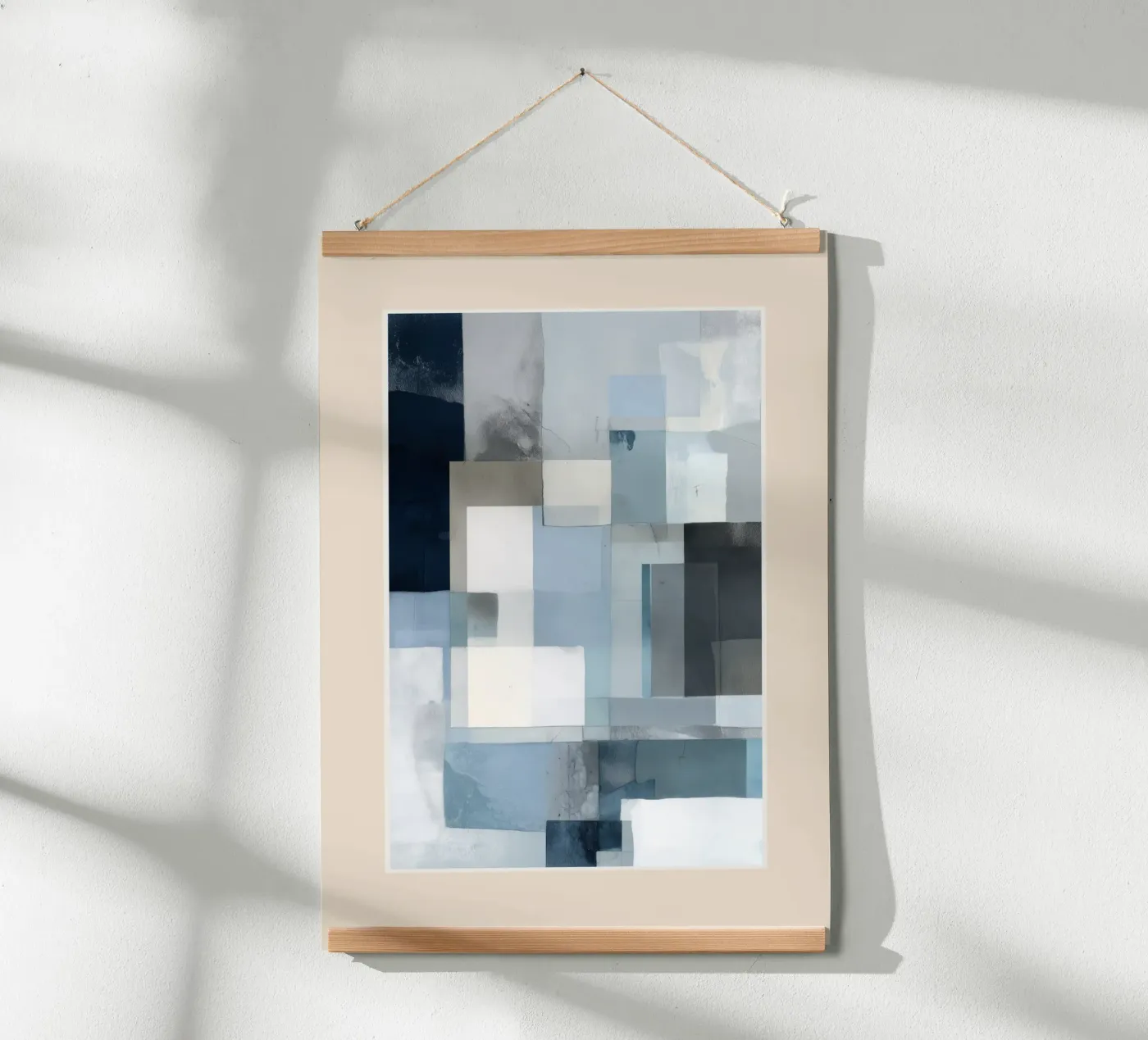 Soft Blue Forms III poster da cityart