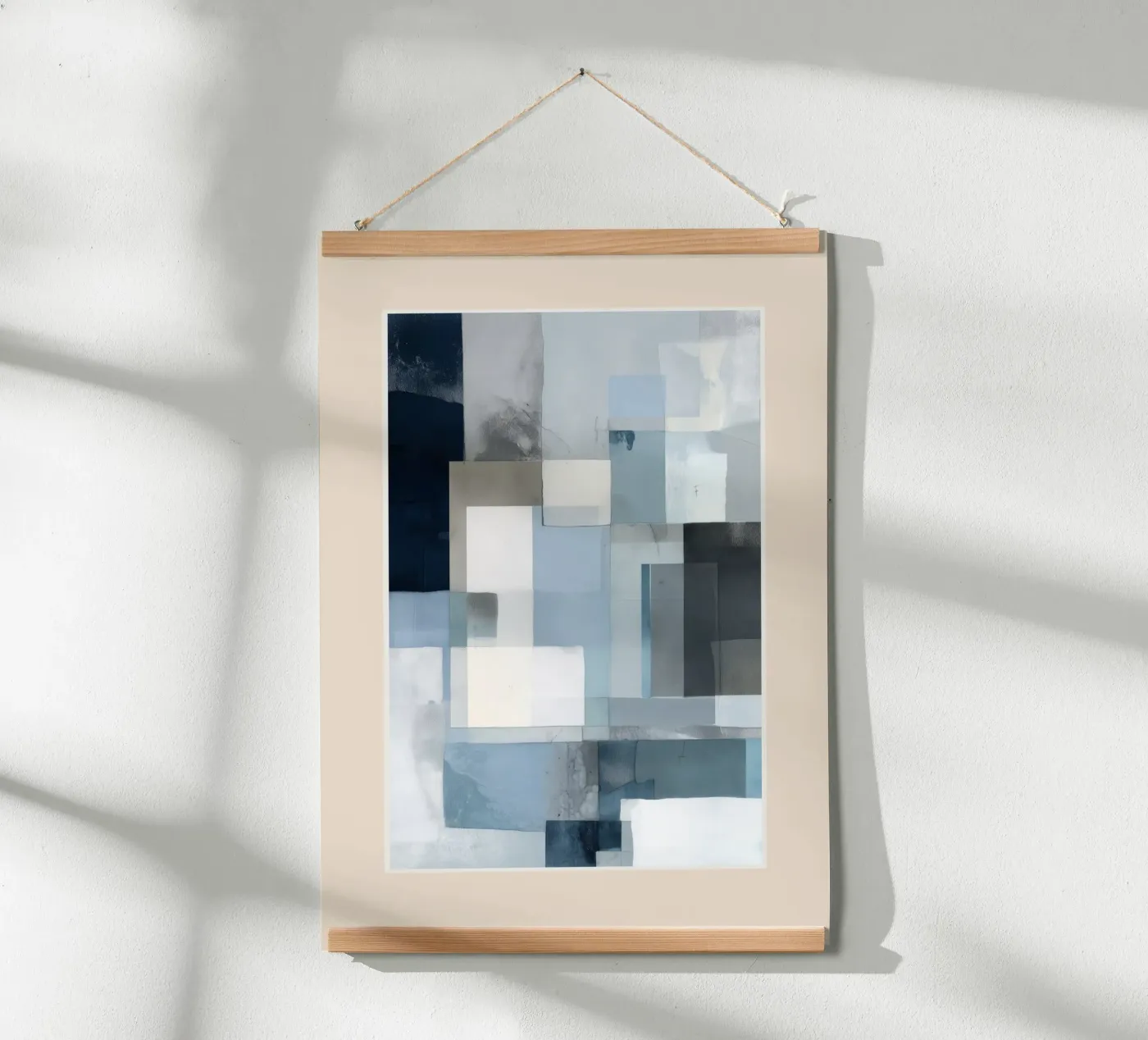 Soft Blue Forms III poster da cityart