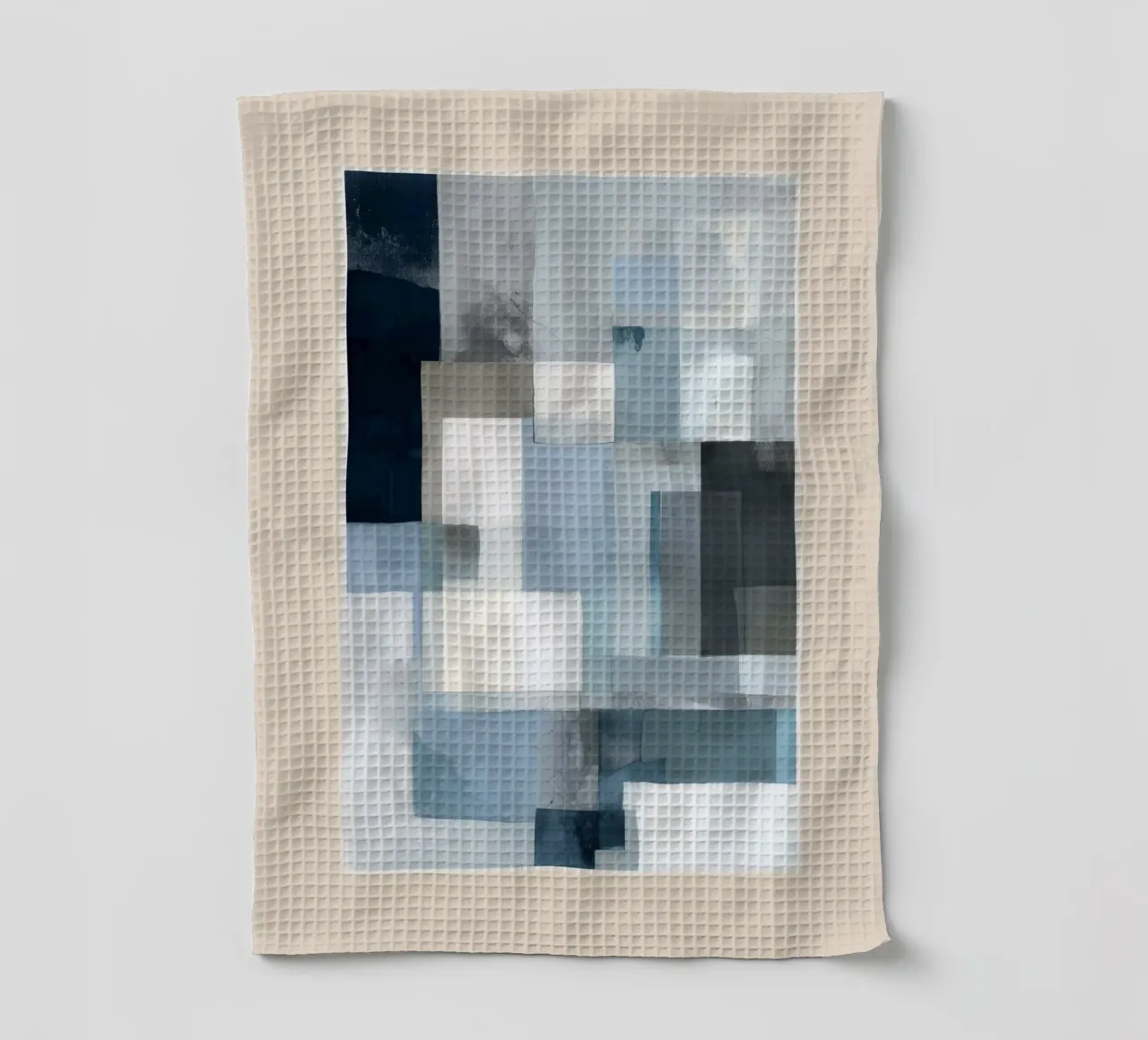 Soft Blue Forms III canovaccio da cucina da cityart