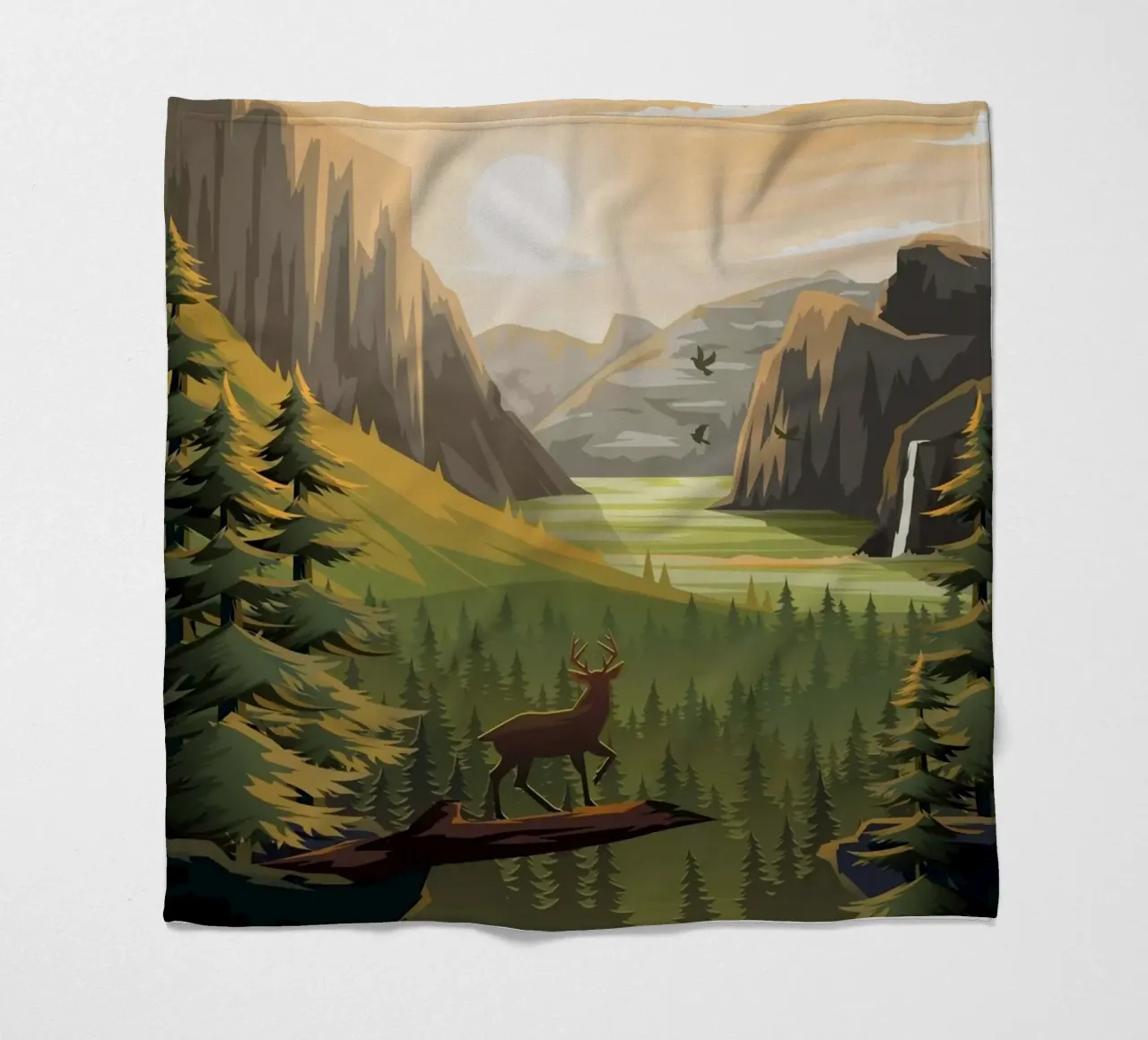 Yosemite II coperta in pile da Morgan Scotts